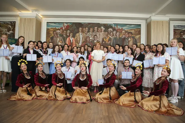 В УУНиТ состоялось награждение финалистов Федеральной олимпиады по башкирскому языку и литературе