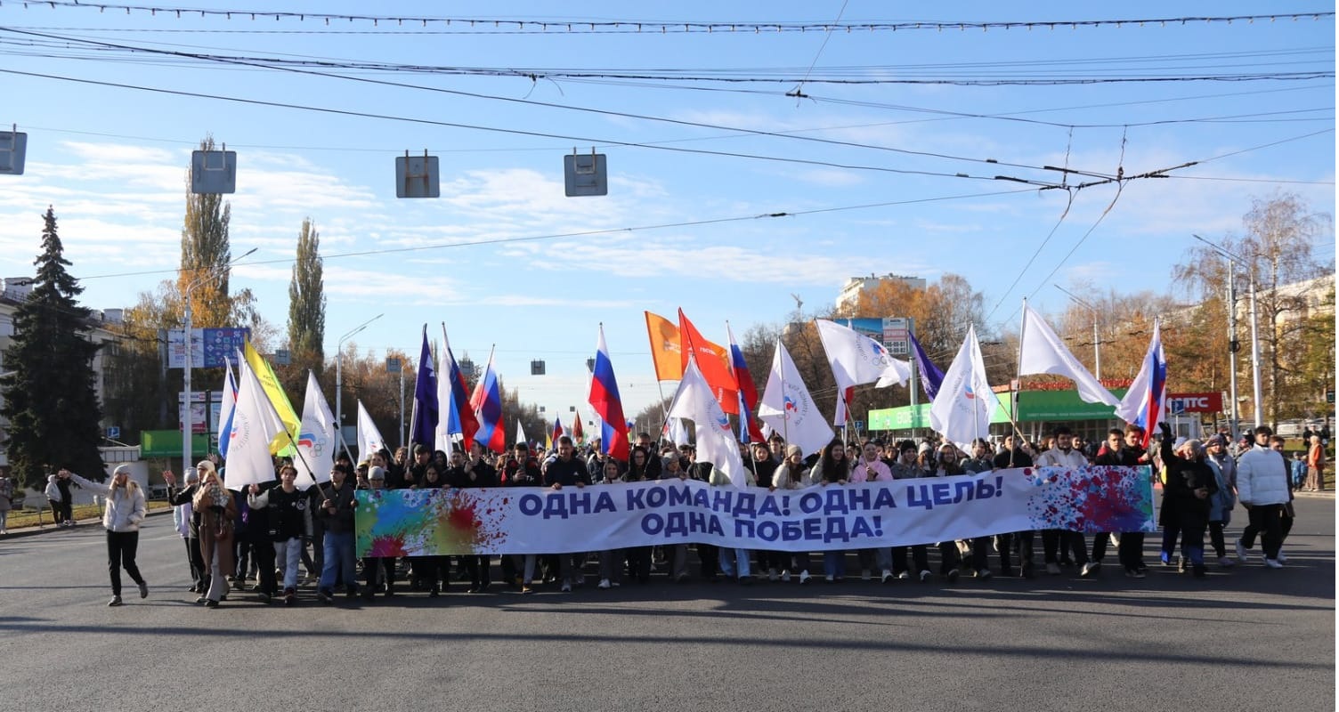 Всероссийский день ходьбы, в котором приняли участие студенты кафедры технологии машиностроения