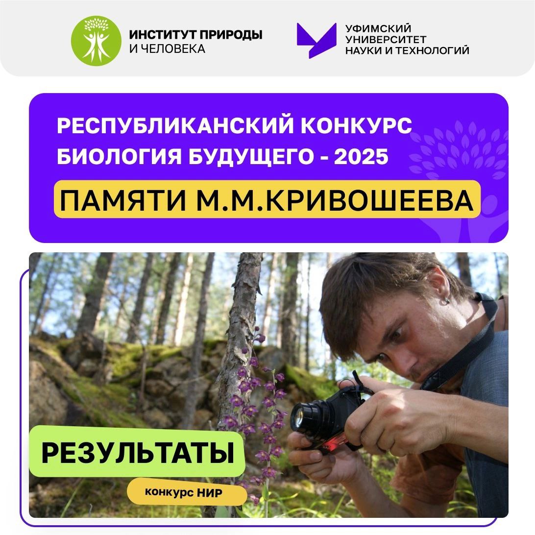 Итоги конкурса научно-исследовательских работ (НИР) «Биология будущего»