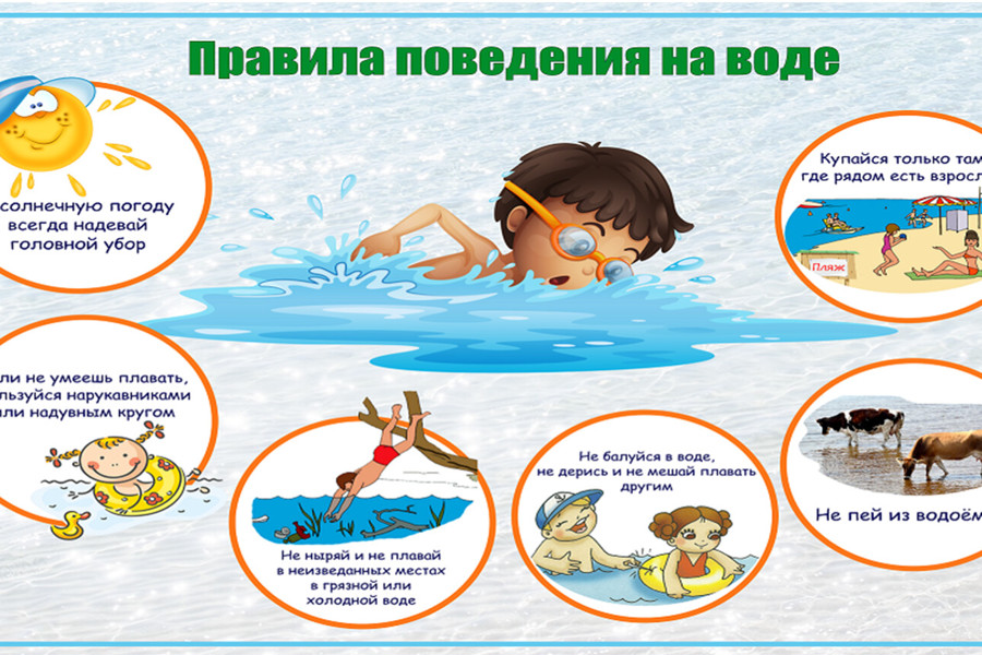 О безопасности на воде летом